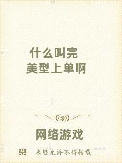 什么叫完美型上單啊